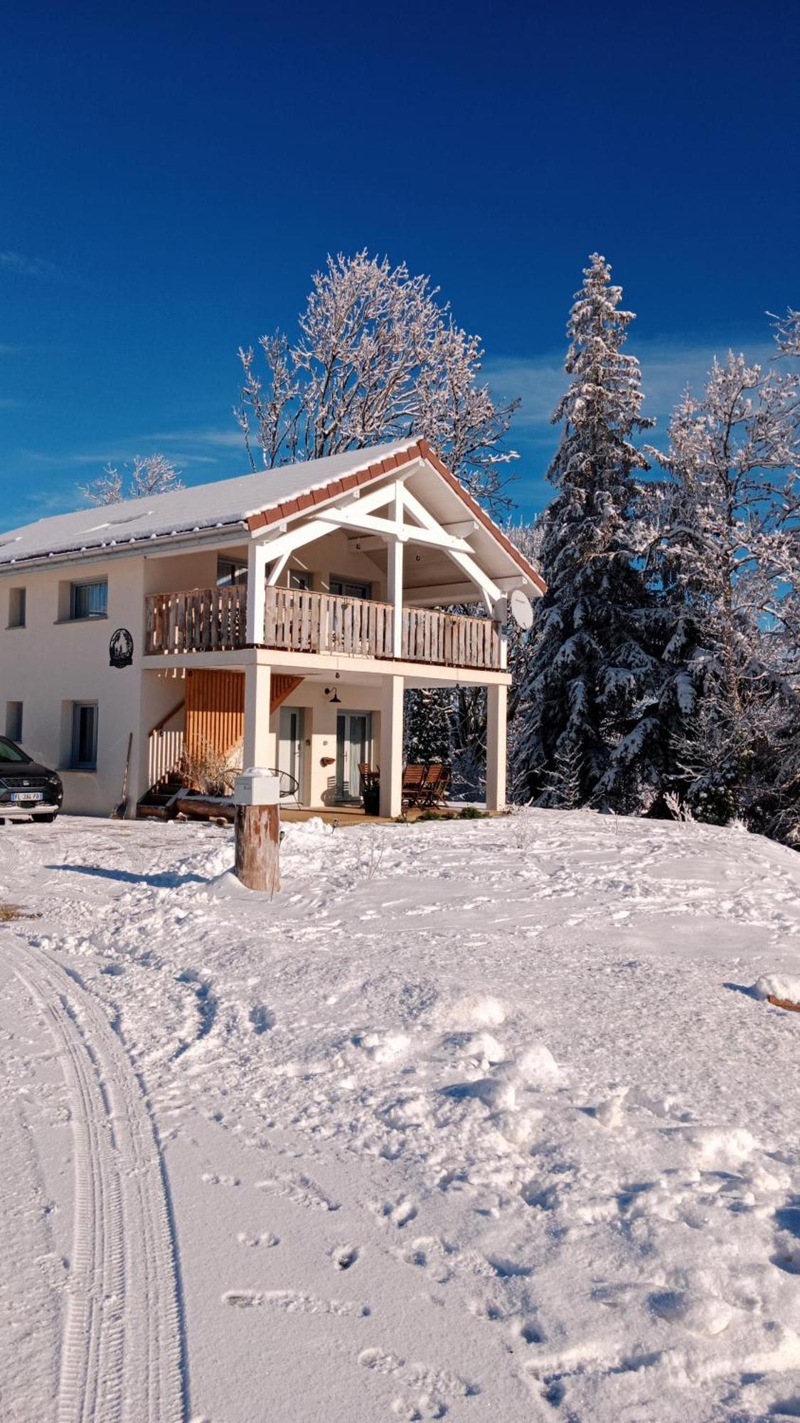 Gite Des Roches La Chaux-du-Dombief Exterior photo